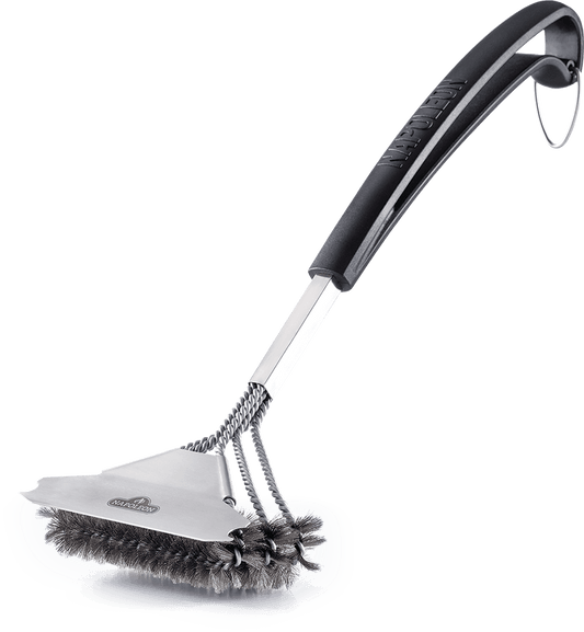 Napoleon Bbq 62057 Triple-Row Grill Brush with Stainless Steel Bristles