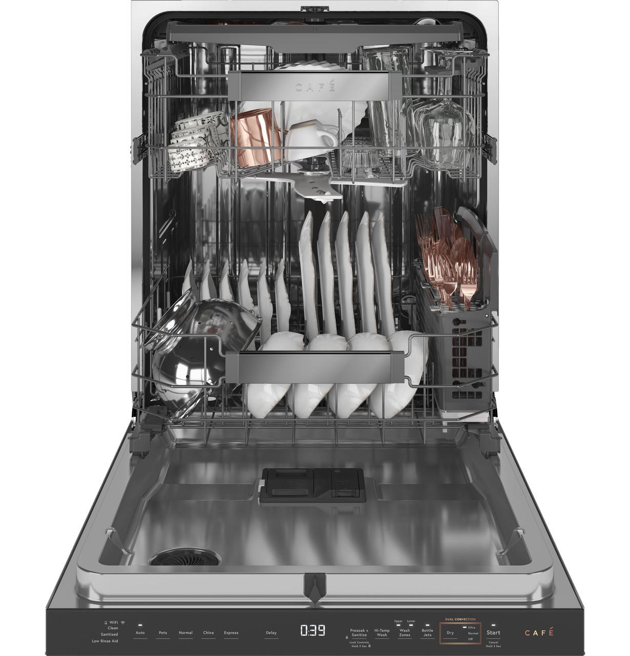 Cafe Caf(eback)™ ENERGY STAR® Smart Stainless Steel Interior Dishwasher with Sanitize and Ultra Wash