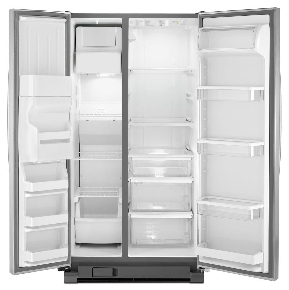 Whirlpool 36-inch Wide Large Side-by-Side Refrigerator with Greater Capacity and Temperature Control - 25 cu. ft.