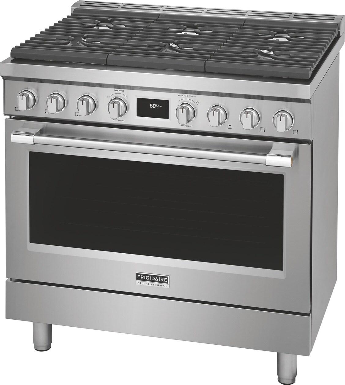 Frigidaire Professional 36" Dual-Fuel Freestanding Range