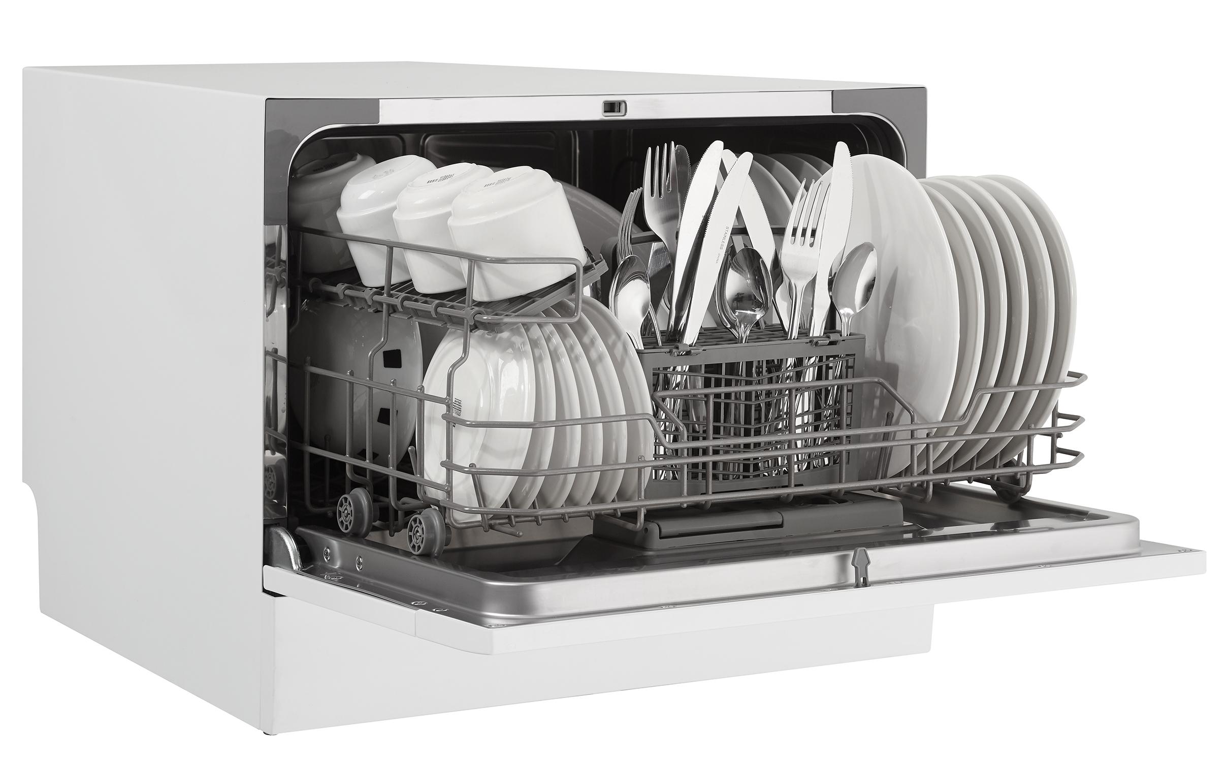 DDW621WDB Danby 6 Place Setting Countertop Dishwasher in White