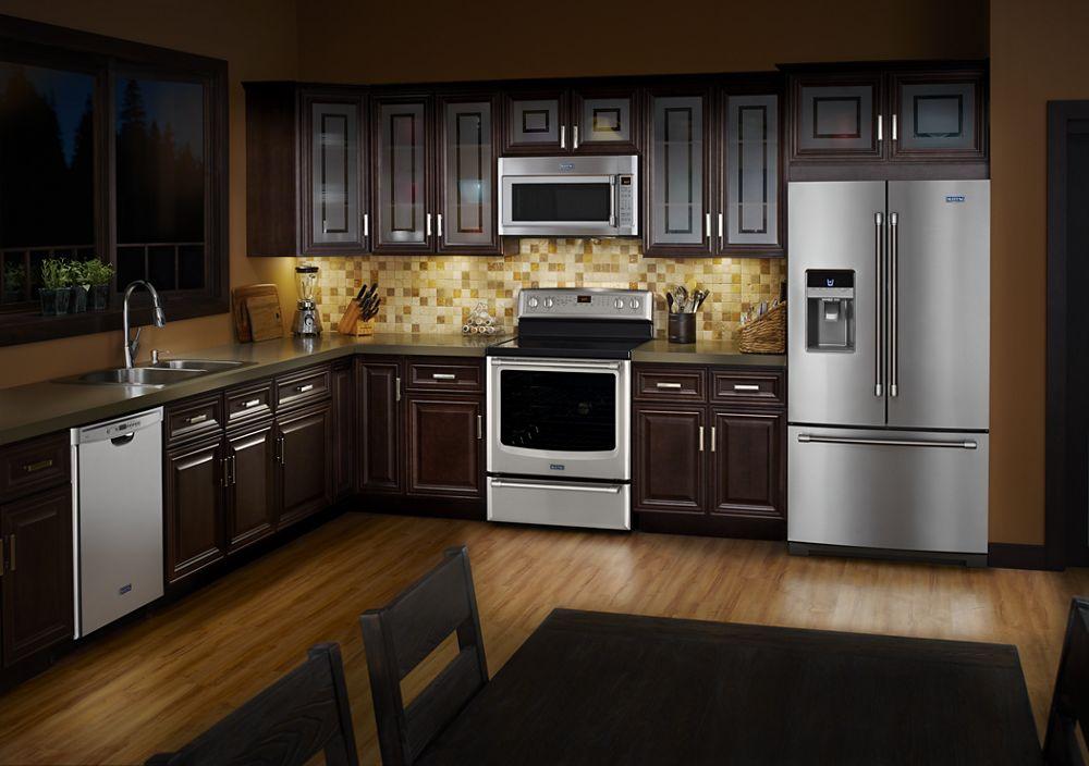 Maytag MER8800DS 30-inch Wide Electric Range with Convection and Power Preheat - 6.2 cu. ft.