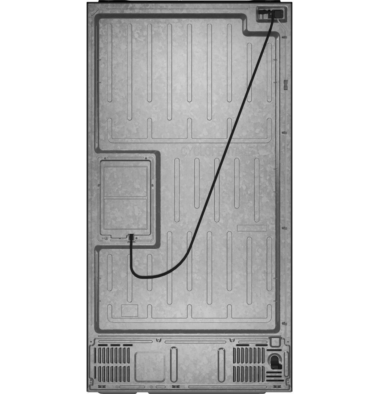 Cafe CXE22DP4PW2 Caf(eback)™ ENERGY STAR® 22.3 Cu. Ft. Smart Counter-Depth 4-Door French-Door Refrigerator