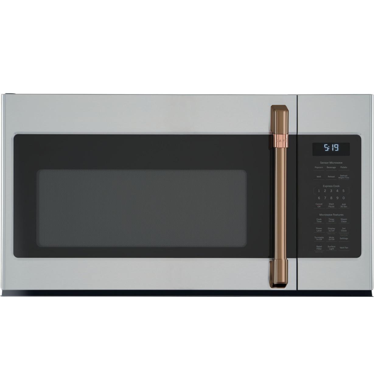 Cafe CVM519P2PS1 CAF(EBACK)™ 1.9 Cu. Ft. Over-the-Range Microwave Oven
