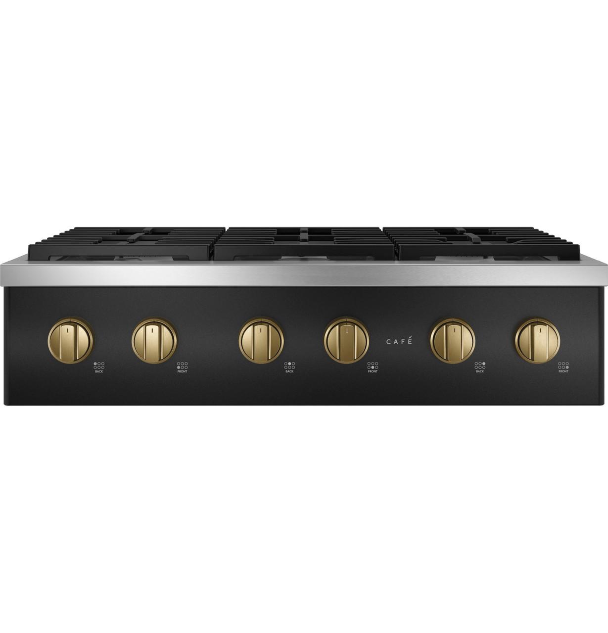 Cafe CGU366P3TD1 CAF(EBACK)™ 36" Commercial-Style Gas Rangetop with 6 Burners (Natural Gas)