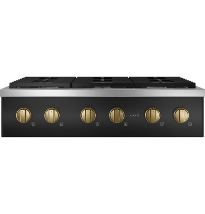 Cafe CGU366P3TD1 CAF(EBACK)™ 36" Commercial-Style Gas Rangetop with 6 Burners (Natural Gas)