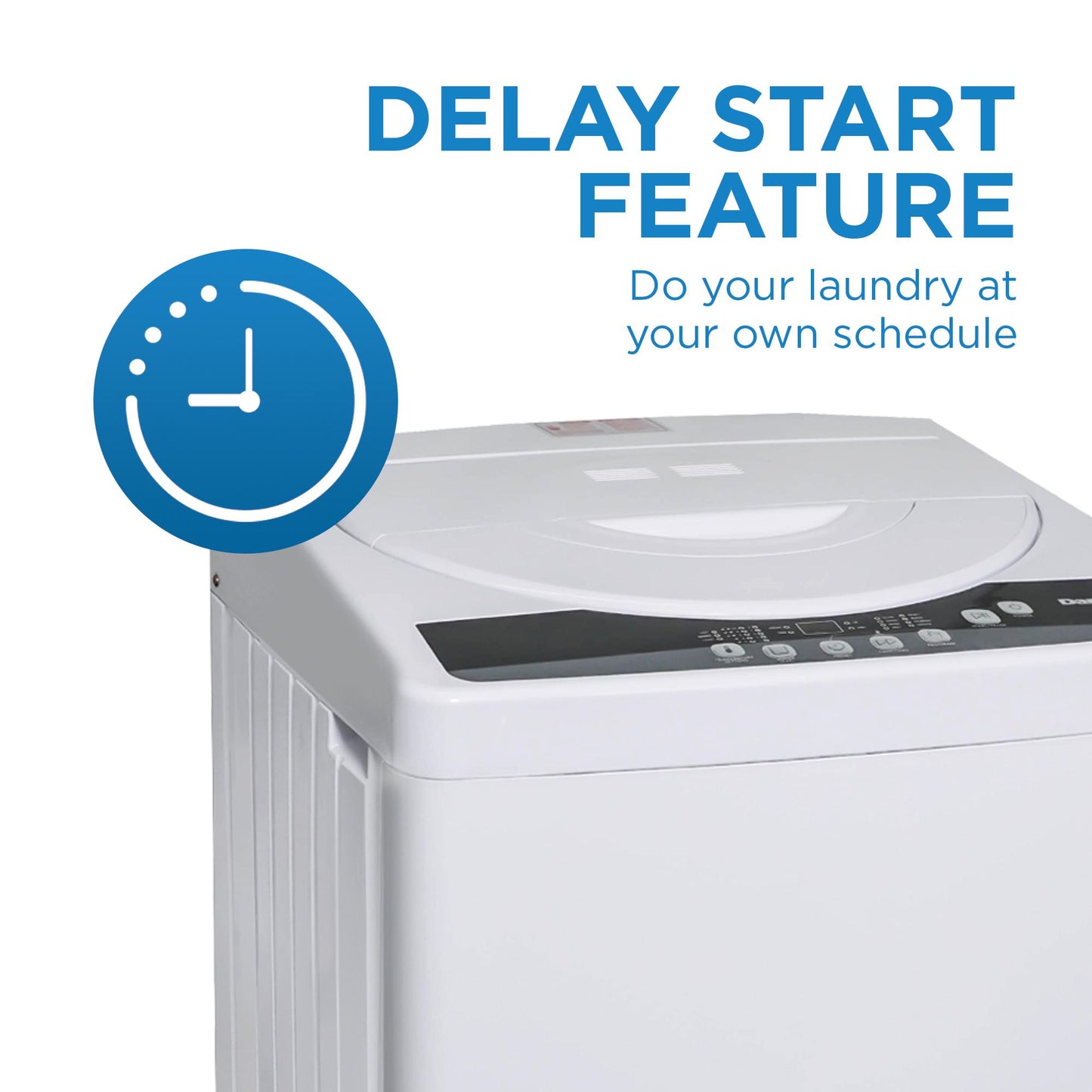 DWM065A1WDB6 Danby 1.8 cu. ft. Compact Top Load Washing Machine in White