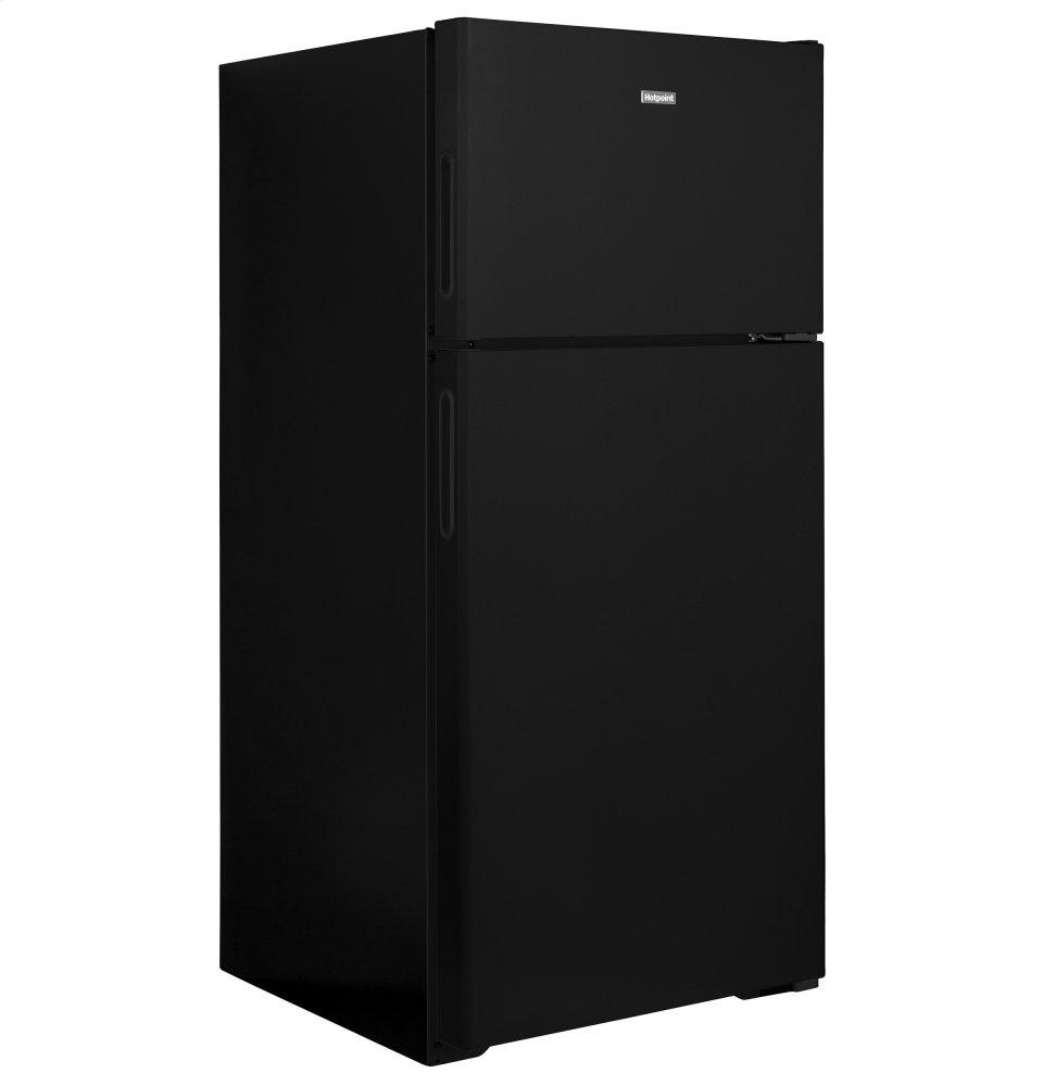 HPS16BTNRBB Hotpoint® 15.6 Cu. Ft. Recessed Handle Top-Freezer Refrigerator