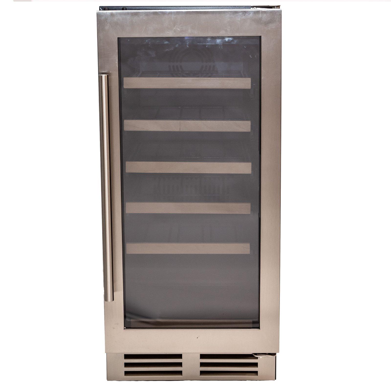 Avanti 28 Bottle DESIGNER Series Wine Cooler - Stainless Steel / 28 Bottles