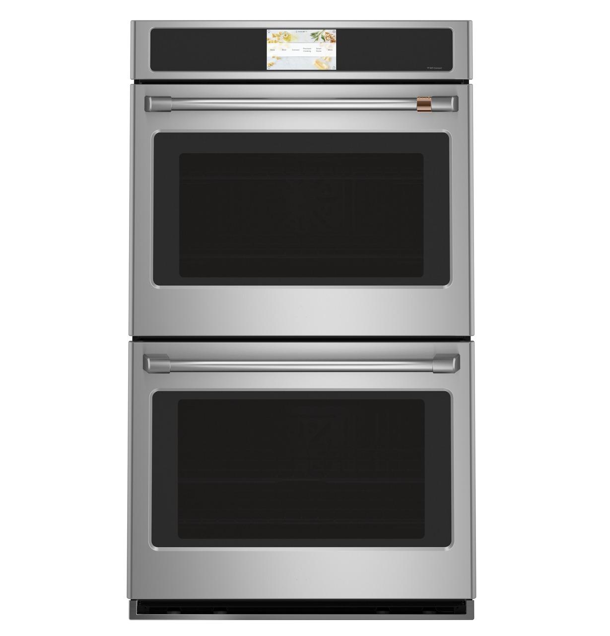 Cafe CXWD0H0PMSS CAF(EBACK)™ 2 - 30" Double Wall Oven Handles - Brushed Stainless