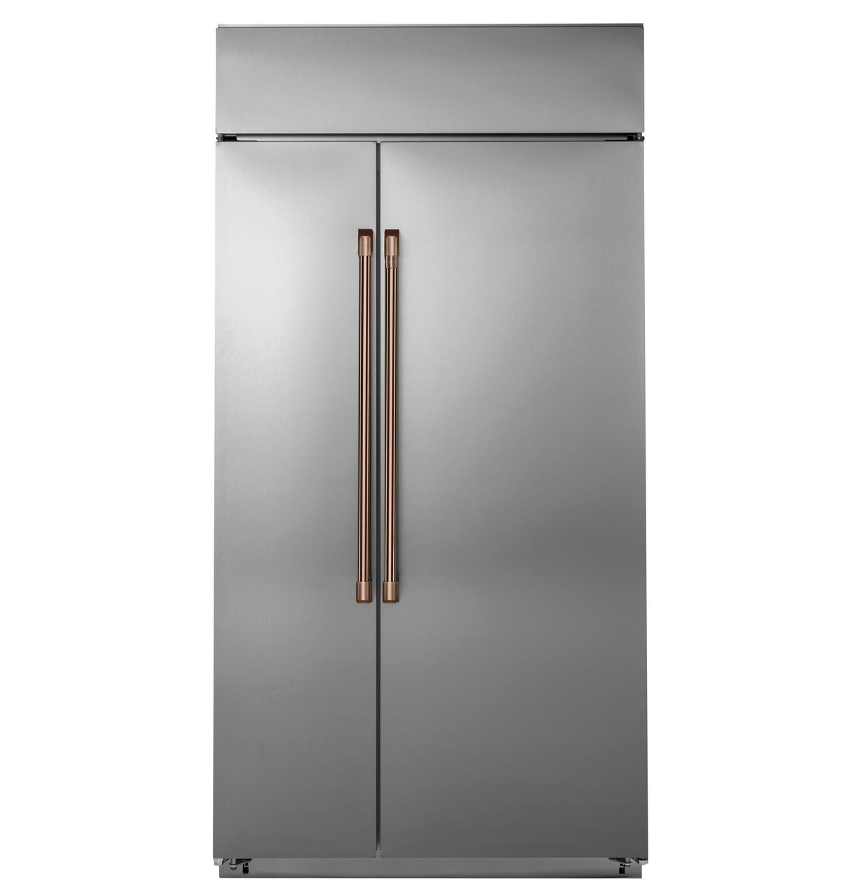 Cafe Caf(eback)™ 48" Smart Built-In Side-by-Side Refrigerator