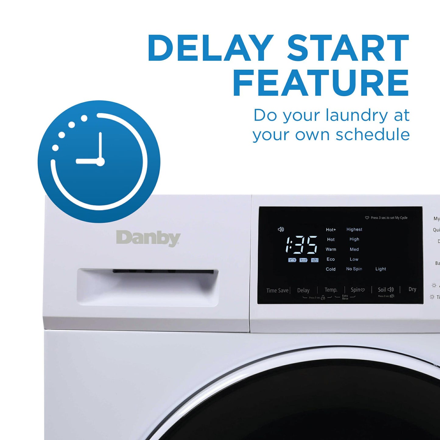 DWM120WDB3 Danby 2.7 cu. ft. All-In-One Ventless Washer/Dryer in White