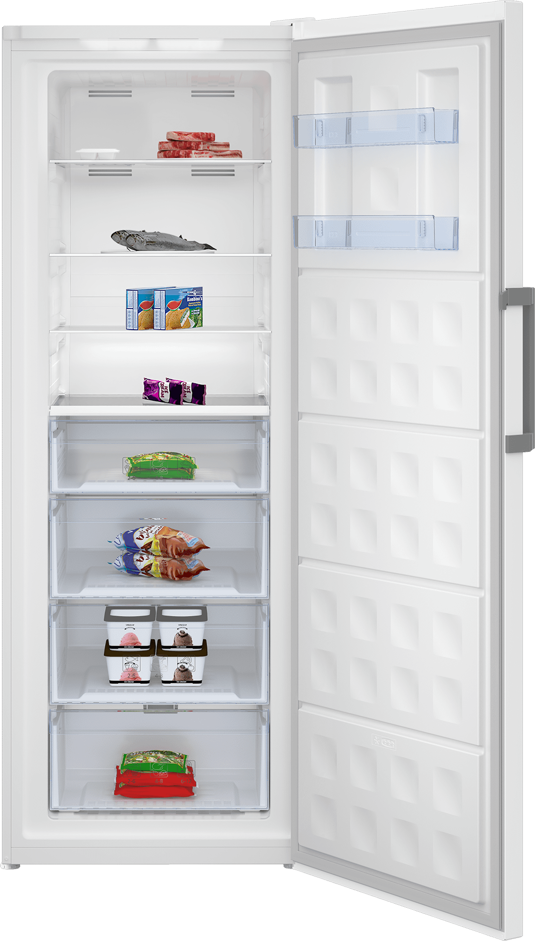 Beko BUFR2715WH 28" White Upright Freezer