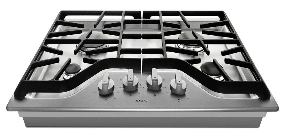 Maytag MGC9530DS 30-inch Wide Gas Cooktop with DuraGuard Protection Finish