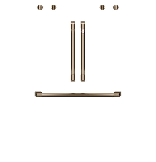 Cafe CXWDFHKPMBZ CAF(EBACK)™ 2 French-Door Handles; 1 - 30" Handle; - Brushed Bronze