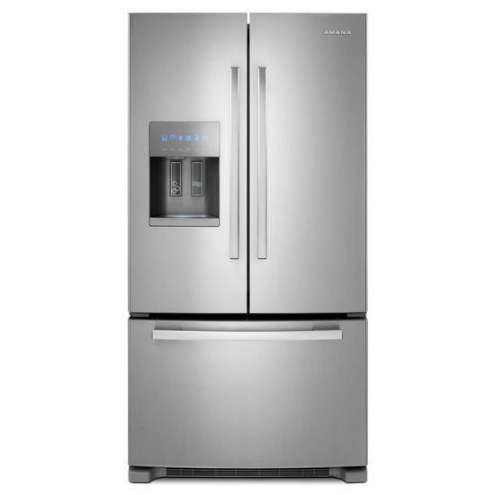 Amana AFI2539ERM 36-inch French Door Bottom-Freezer Refrigerator with Fast Cool Option - stainless steel