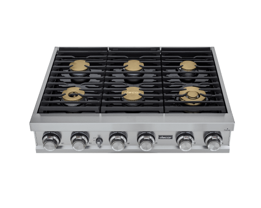 Dacor DTT36M876PS 36" Rangetop, Stainless Steel, Liquid Propane