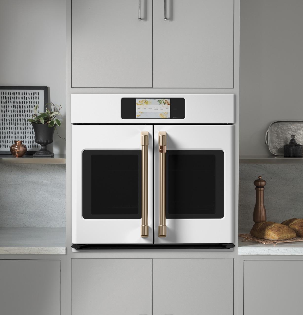 Cafe CTS90FP4NW2 CAF(EBACK)™ Professional Series 30" Smart Built-In Convection French-Door Single Wall Oven