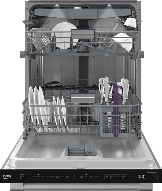 Beko DDT38532X Tall Tub Dishwasher with (16 place settings, 45.0