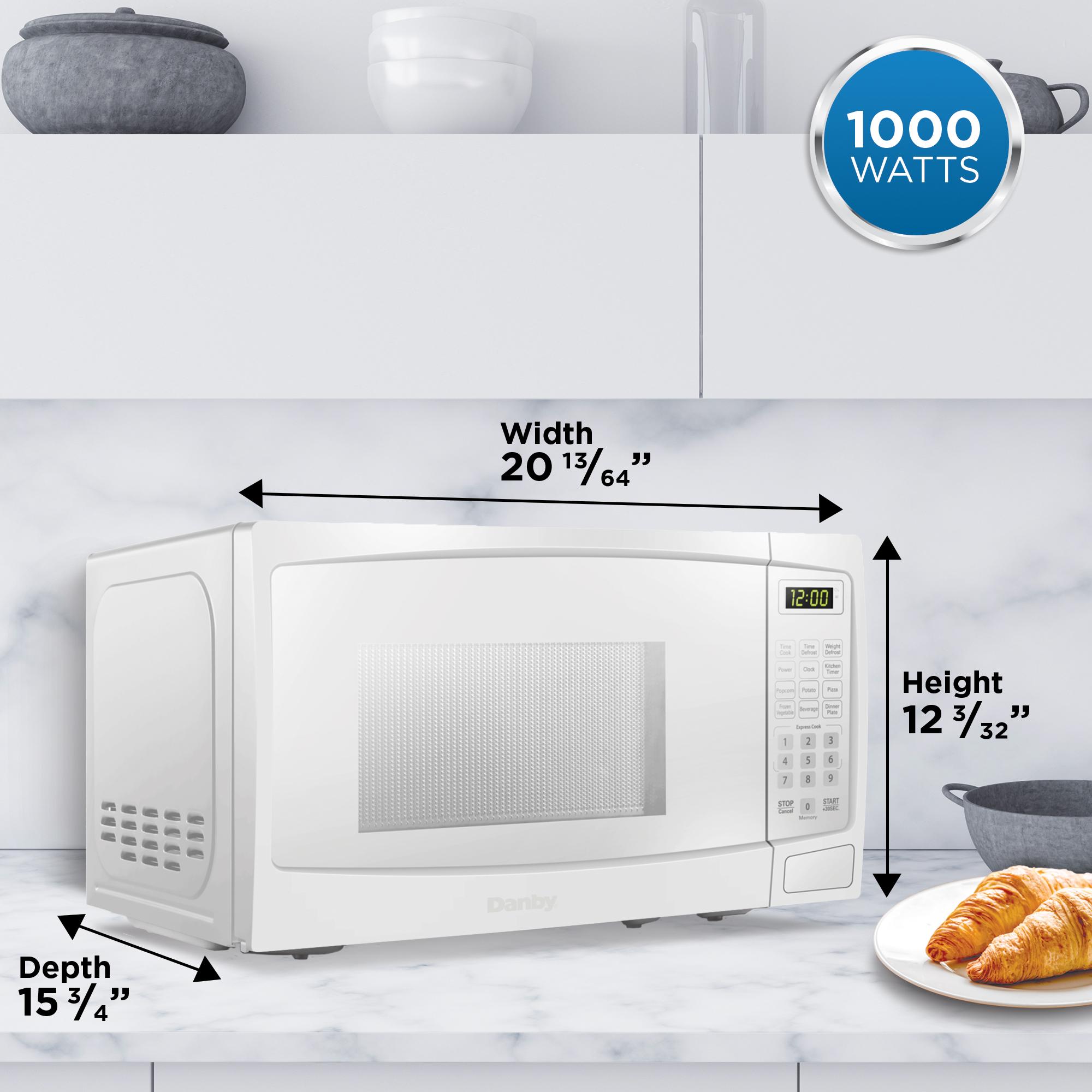 Danby 1.1 cu. ft. Countertop Microwave in White