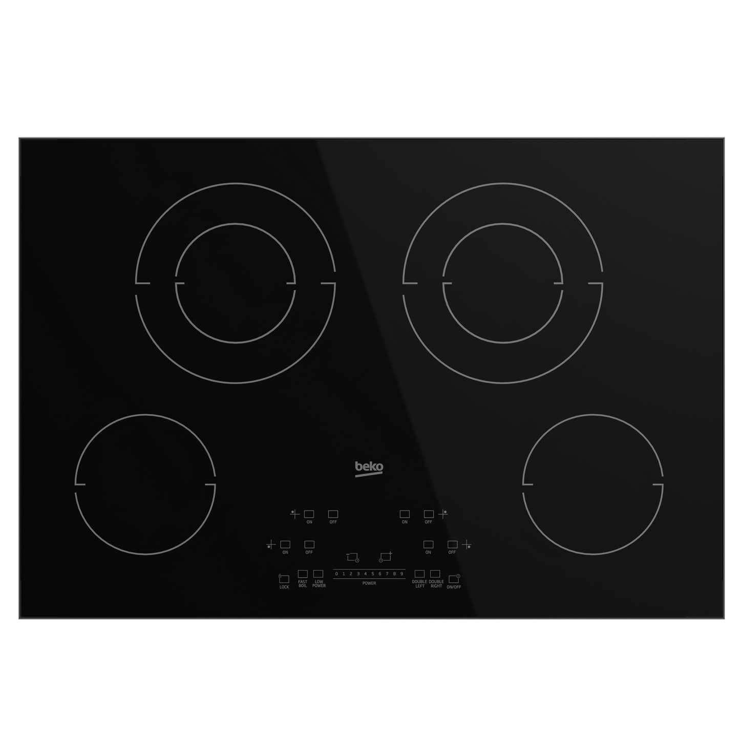 Beko ECTM30102 30" Built-In Electric Cooktop with 4 Burners and Touch Control