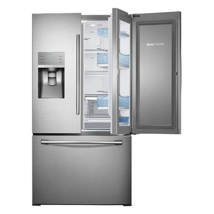 Samsung RF30HDEDTSR 36" Wide, 30 cu. ft. Capacity 3-Door French Door Food ShowCase Refrigerator with Dual Ice Maker (Stainless Steel)