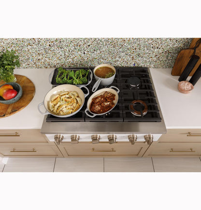 Cafe CGU366P3TD1 CAF(EBACK)™ 36" Commercial-Style Gas Rangetop with 6 Burners (Natural Gas)