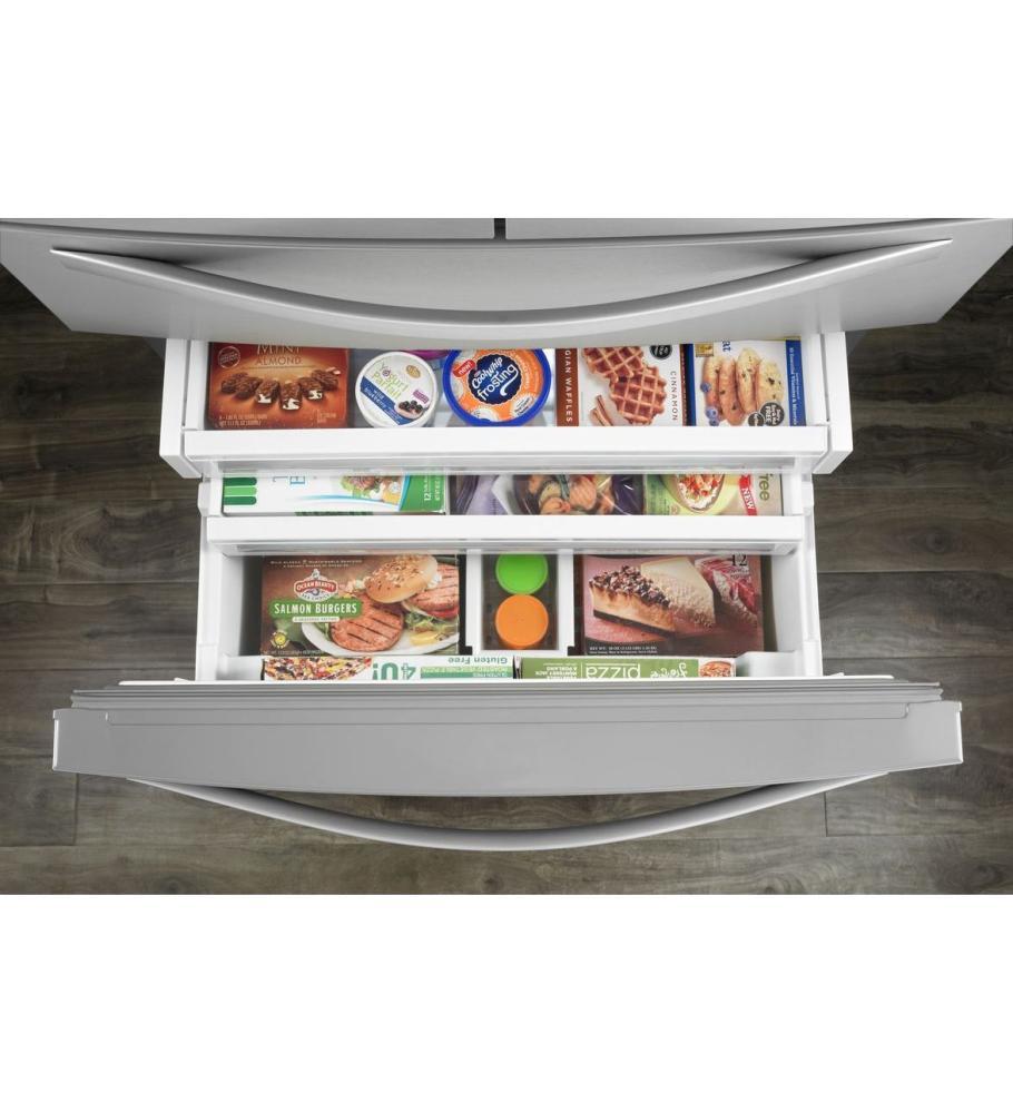 Whirlpool WRX988SIBB 36-inch Wide 4-Door Refrigerator with More Flexible Storage - 26 cu. ft.