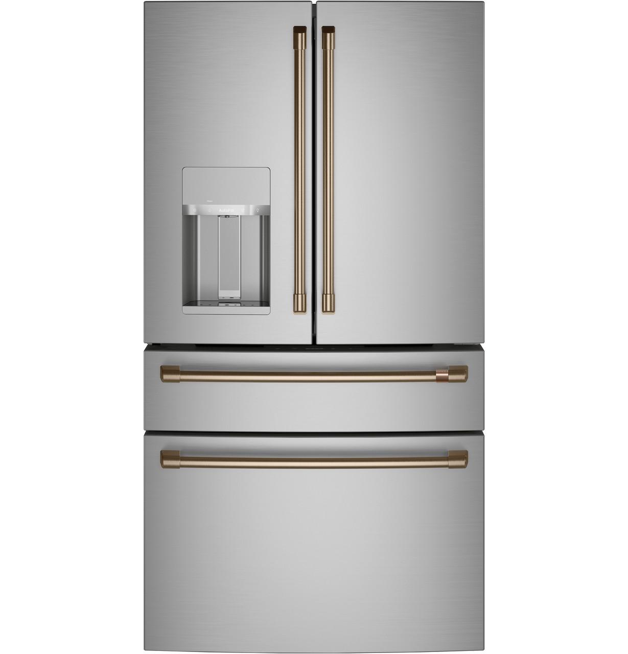 Cafe Caf(eback)™ ENERGY STAR® 22.3 Cu. Ft. Smart Counter-Depth 4-Door French-Door Refrigerator