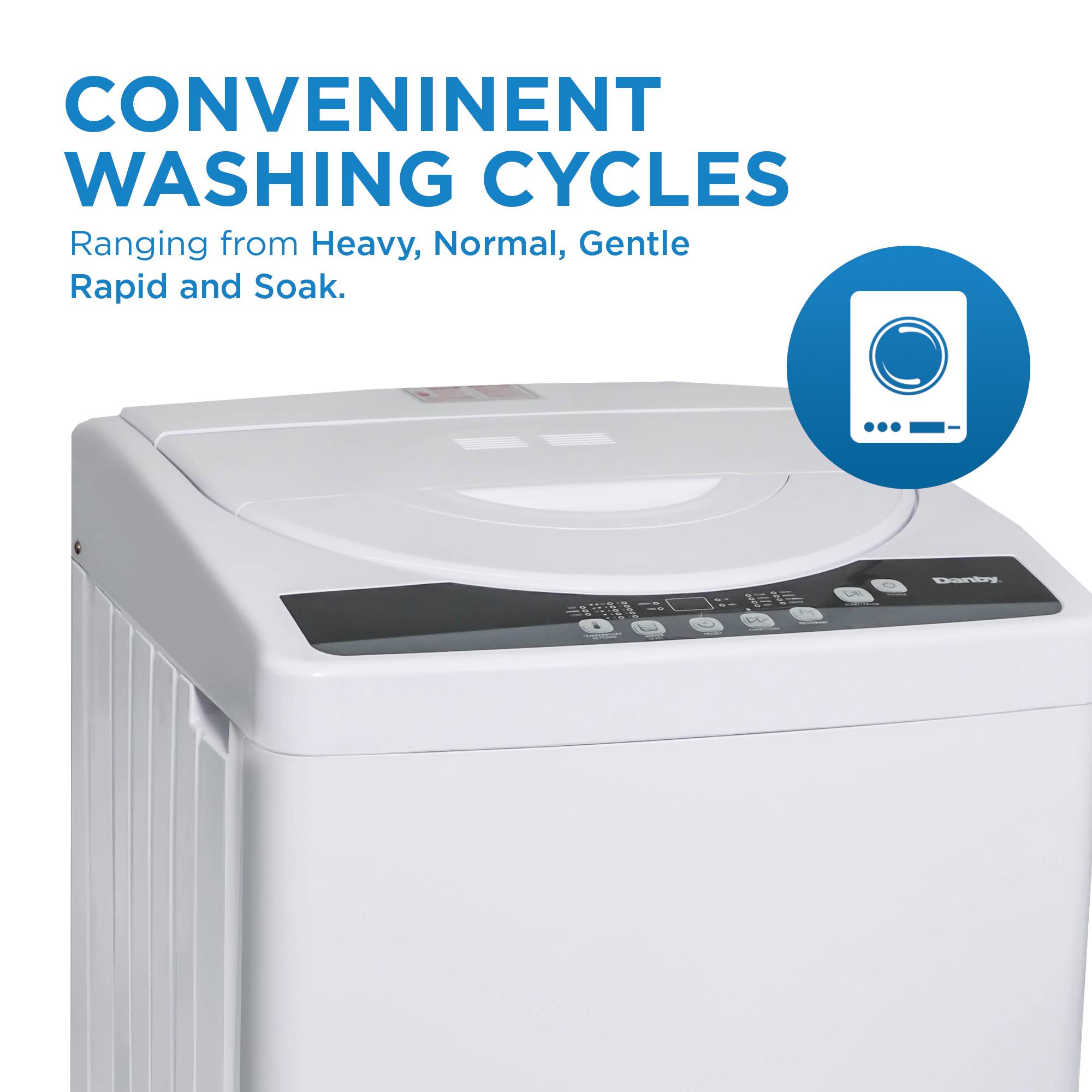 DWM065A1WDB6 Danby 1.8 cu. ft. Compact Top Load Washing Machine in White