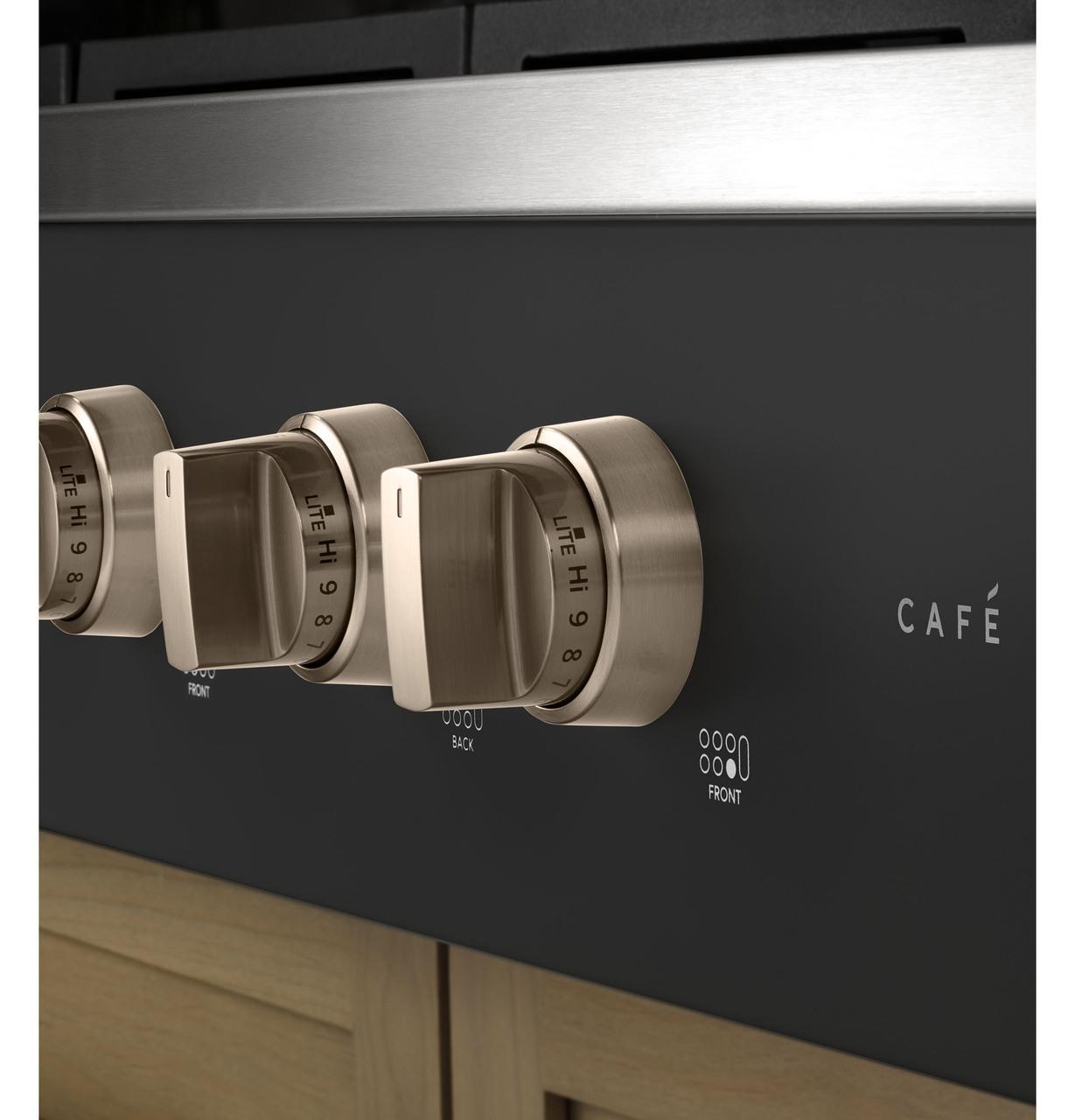 Cafe CGU366P3TD1 CAF(EBACK)™ 36" Commercial-Style Gas Rangetop with 6 Burners (Natural Gas)