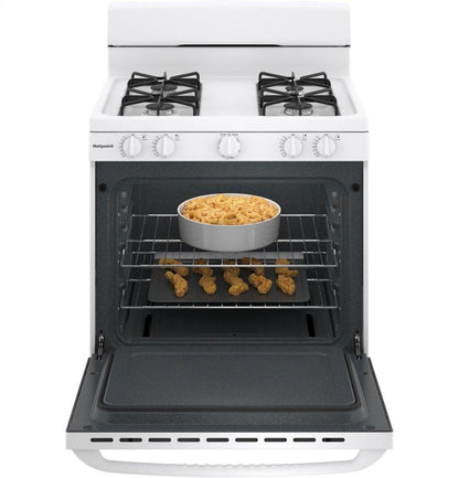 RGBS300DMWW Hotpoint® 30" Free-Standing Gas Range