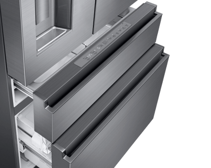 36" Counter Depth French Door Bottom Freezer, Silver Stainless Steel