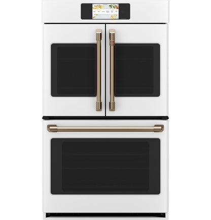 Cafe CTD90FP4NW2 CAF(EBACK)™ Professional Series 30" Smart Built-In Convection French-Door Double Wall Oven
