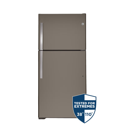 GTS22KMNRES GE® 21.9 Cu. Ft. Garage Ready Top-Freezer Refrigerator