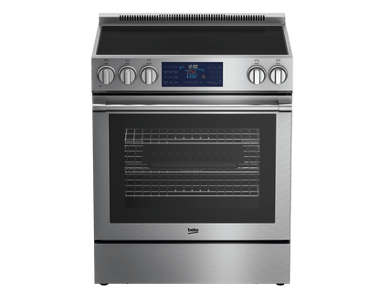 Beko 30" Stainless Steel Slide-In Electric Range
