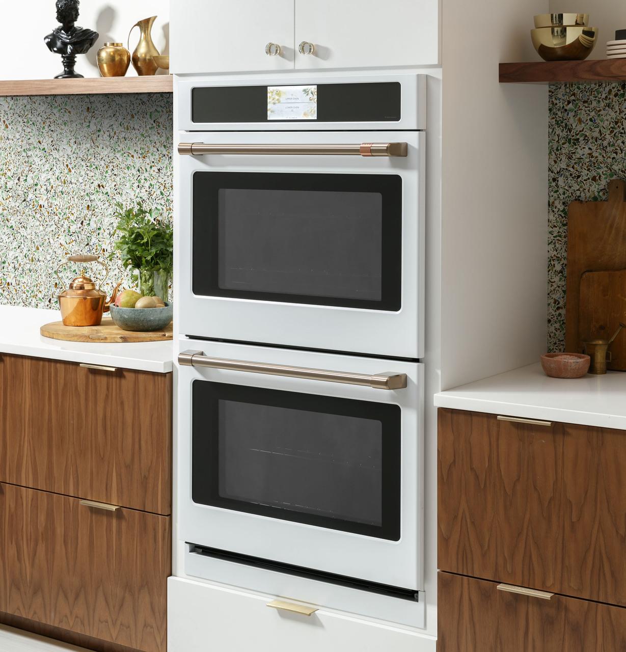 Cafe CTD90DP4NW2 CAF(EBACK)™ Professional Series 30" Smart Built-In Convection Double Wall Oven