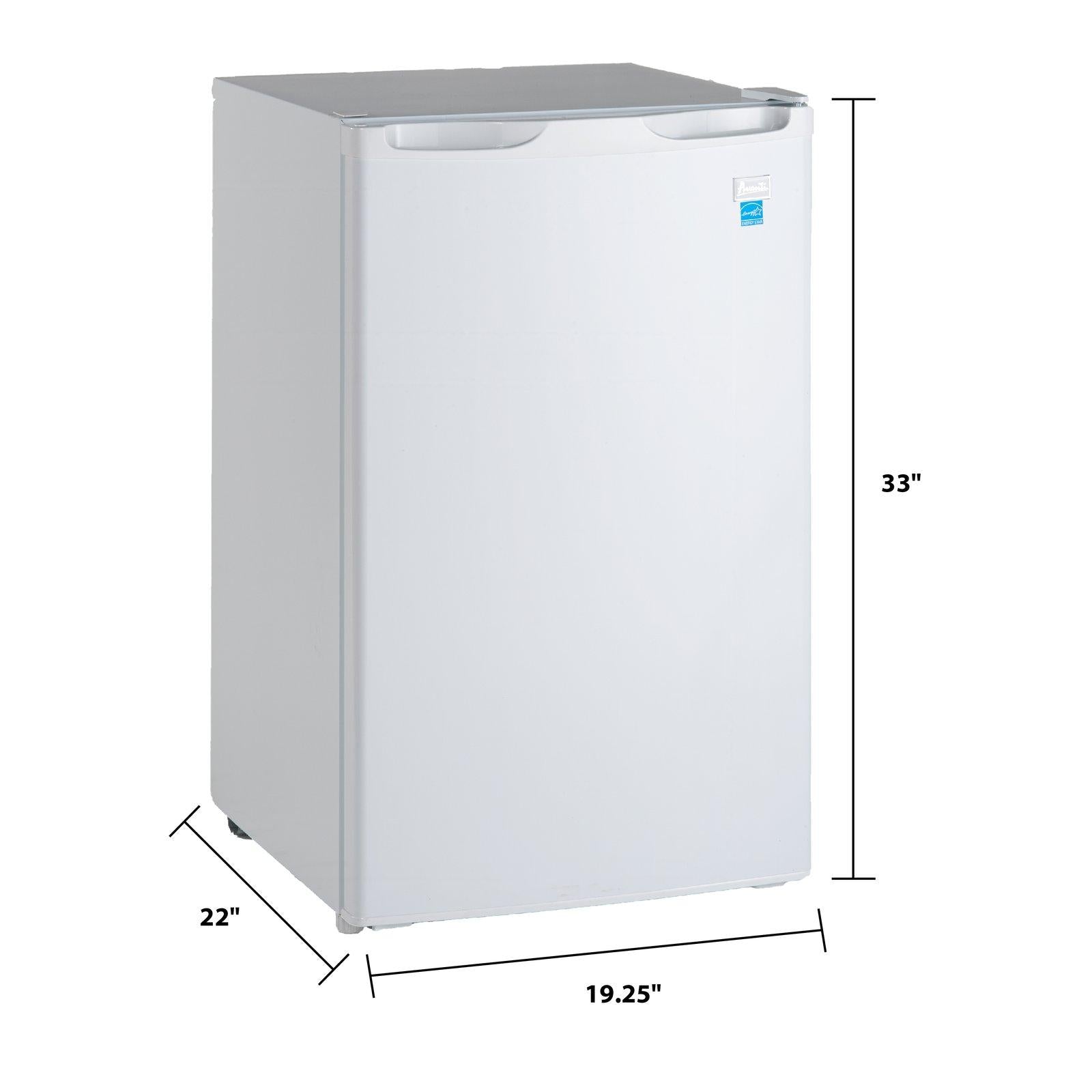 Avanti 4.4 cu. ft. Compact Refrigerator - White / 4.4 cu. ft.