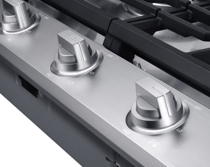 Dacor DTG36P875NS Transitional 36" Gas Cooktop, Silver Stainless Steel, Natural Gas/Liquid Propane