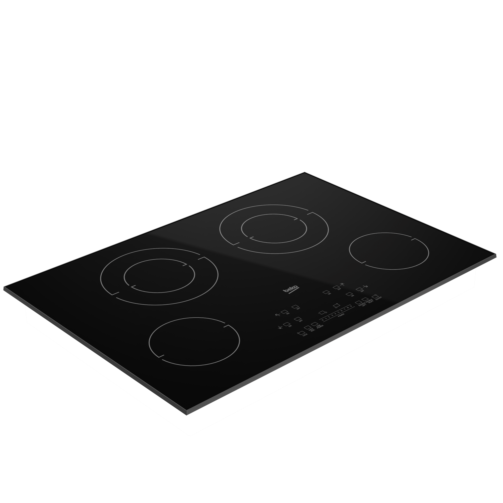 Beko 30" Built-In Electric Cooktop with 4 Burners and Touch Control
