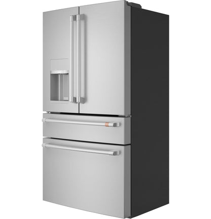 Cafe CXE22DP2PS1 CAF(EBACK)™ ENERGY STAR® 22.3 Cu. Ft. Smart Counter-Depth 4-Door French-Door Refrigerator