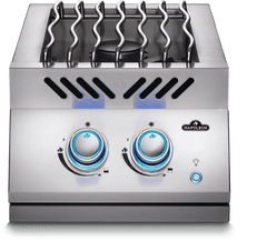 Napoleon Bbq BIB12RTPSS Built-in 700 Series Inline Dual Range Top Burner with Stainless Steel Cover , Propane, Stainless Steel