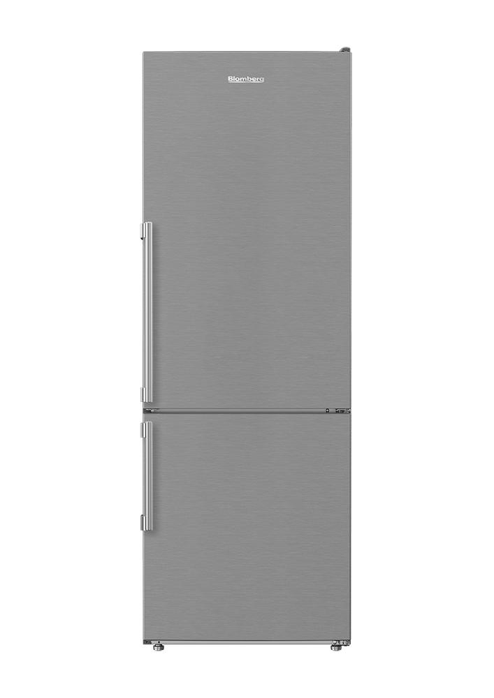Blomberg Appliances 24in Counter Depth 11.43 cuft bottom freezer fridge with full frost free, stainless steel