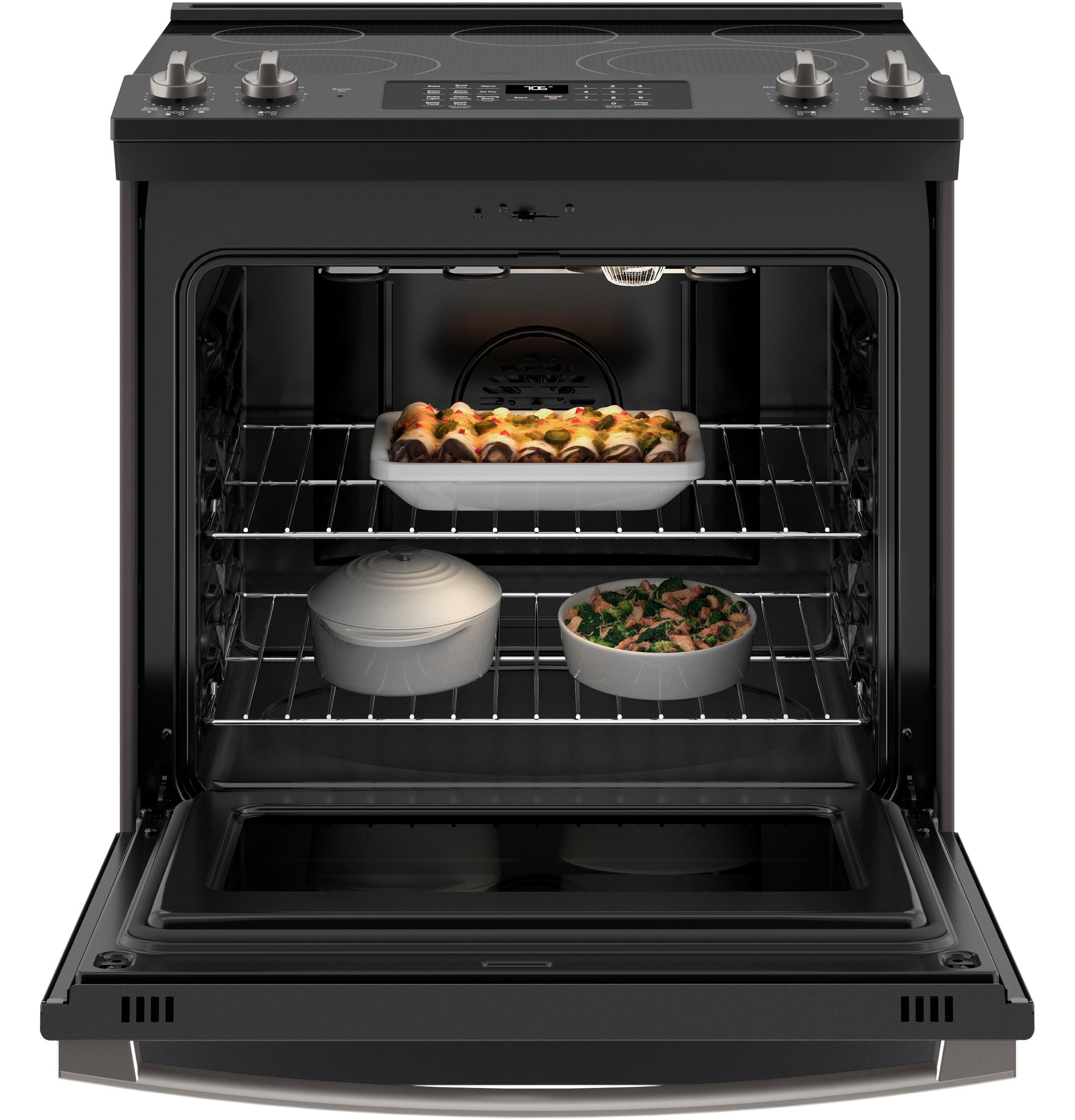 GE® 30" Slide-In Electric Convection Range with No Preheat Air Fry