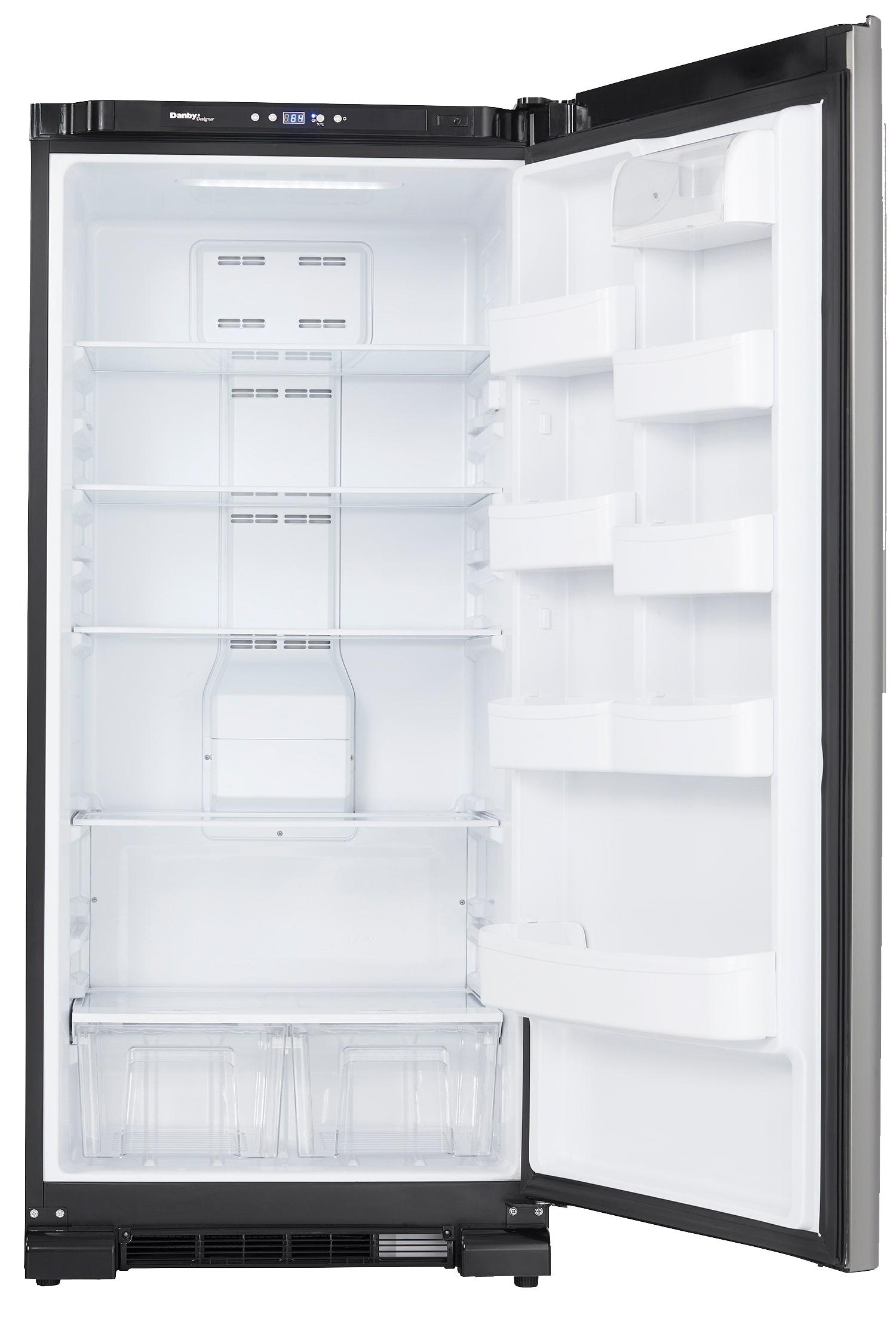 DAR170A3BSLDD Danby Designer 17.0 cu. ft. Apartment Size Fridge in Stainless Steel Look