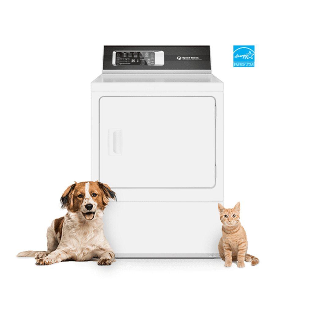 Speed Queen DR7004WG DR7 Sanitizing Gas Dryer with Pet Plus™  Steam  Over-dry Protection Technology  ENERGY STAR® Certified  7-Year Warranty
