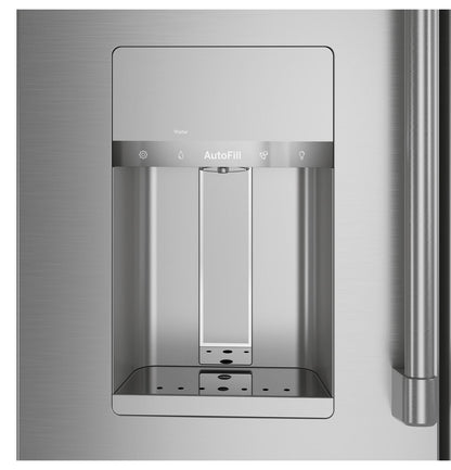 Cafe CXE22DP2PS1 CAF(EBACK)™ ENERGY STAR® 22.3 Cu. Ft. Smart Counter-Depth 4-Door French-Door Refrigerator
