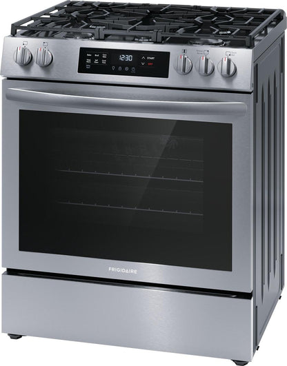 Frigidaire FCFG3083AS 30" Front Control Gas Range with Convection Bake