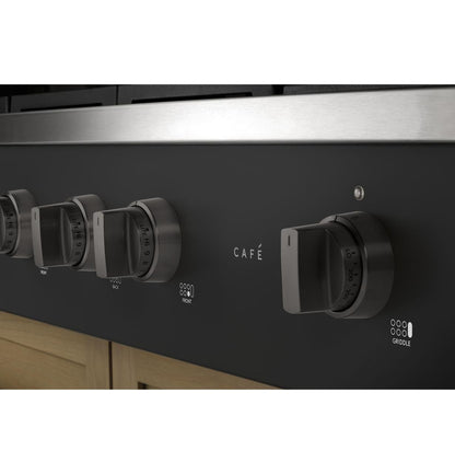 Cafe CGU486P3TD1 CAF(EBACK)™ 48" Commercial-Style Gas Rangetop with 6 Burners and Integrated Griddle (Natural Gas)