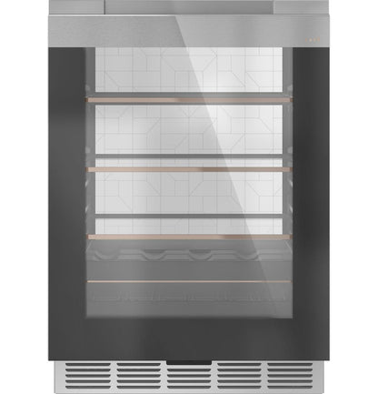 Cafe CCR06BM2PS5 CAF(EBACK)™ Beverage Center in Platinum Glass
